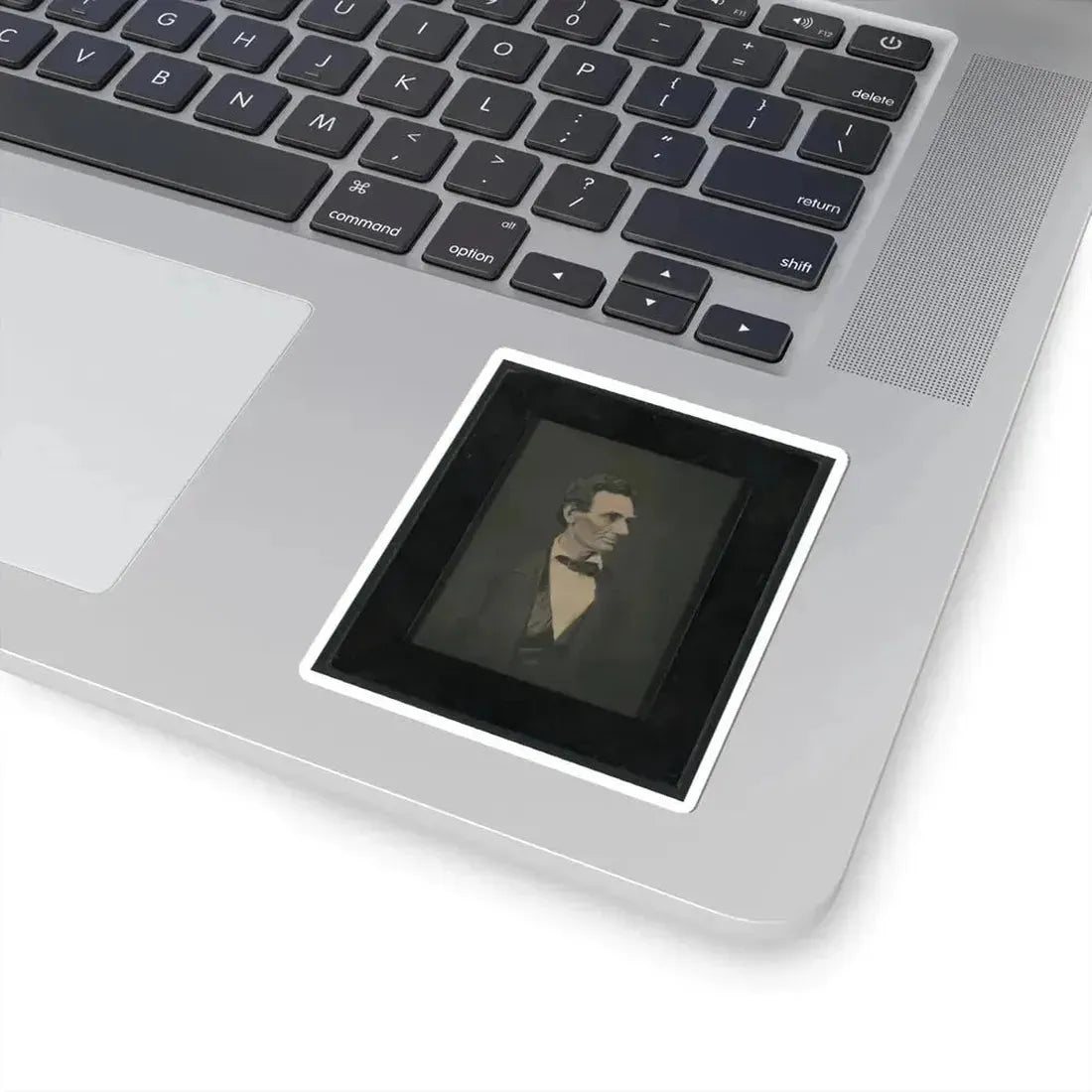 Abraham Lincoln, Presidential Candidate, Half-Length Portrait, Facing Right (U.S. Civil War) STICKER Vinyl Kiss-Cut Decal - The Sticker Space
