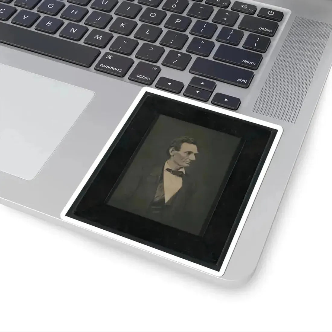 Abraham Lincoln, Presidential Candidate, Half-Length Portrait, Facing Right (U.S. Civil War) STICKER Vinyl Kiss-Cut Decal - The Sticker Space