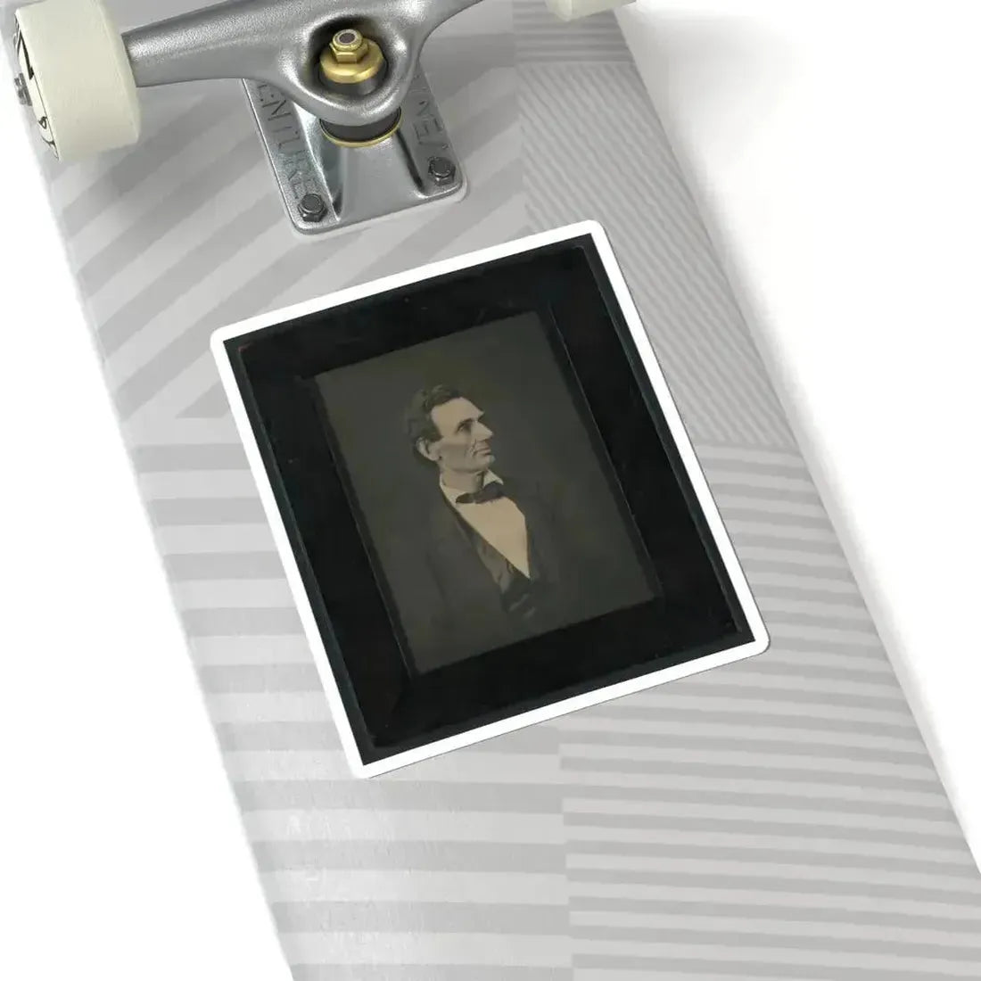 Abraham Lincoln, Presidential Candidate, Half-Length Portrait, Facing Right (U.S. Civil War) STICKER Vinyl Kiss-Cut Decal - The Sticker Space