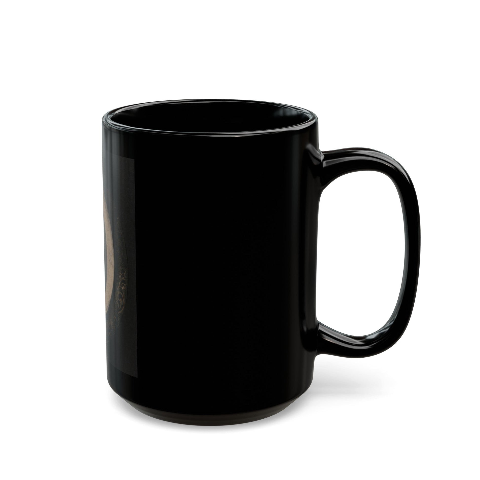 Abraham Lincoln (U.S. Civil War) Black Coffee Mug-The Sticker Space