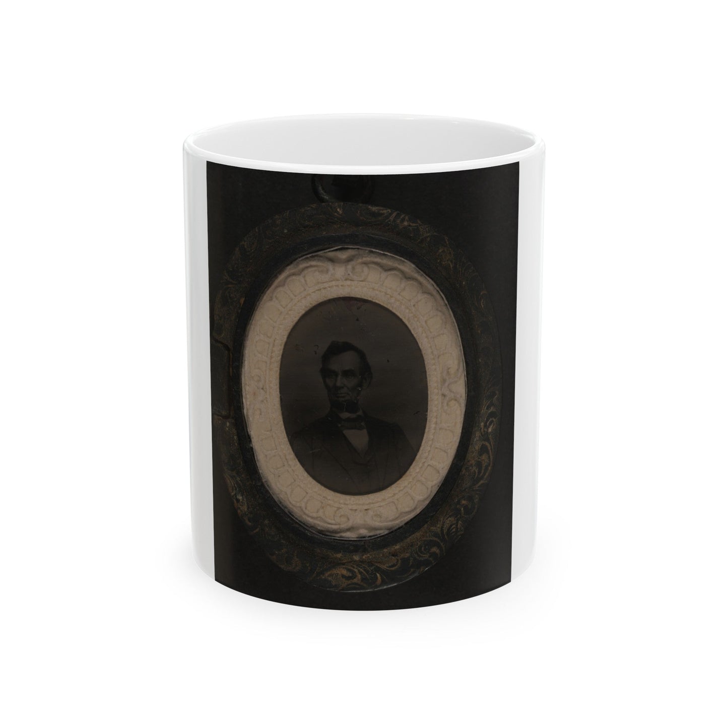 Abraham Lincoln (U.S. Civil War) White Coffee Mug-11oz-The Sticker Space