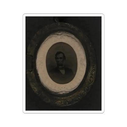 Abraham Lincoln (U.S. Civil War) STICKER Vinyl Kiss-Cut Decal 2 Inch White - The Sticker Space