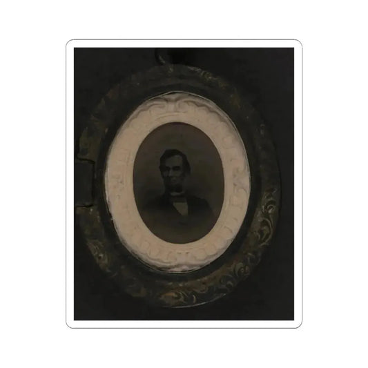 Abraham Lincoln (U.S. Civil War) STICKER Vinyl Kiss-Cut Decal 2 Inch White - The Sticker Space