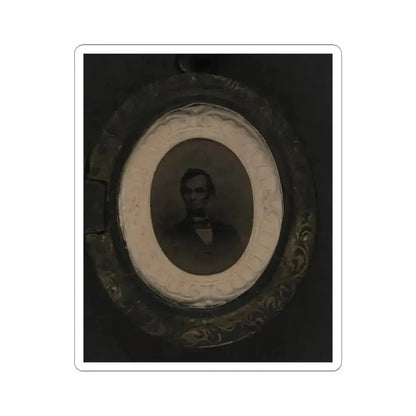 Abraham Lincoln (U.S. Civil War) STICKER Vinyl Kiss-Cut Decal 6 Inch White - The Sticker Space