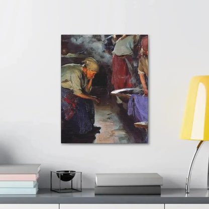 Abram Efimovich Arkhipov (1862-1930) Laundresses 1890 - Canvas Wall Art - The Sticker Space