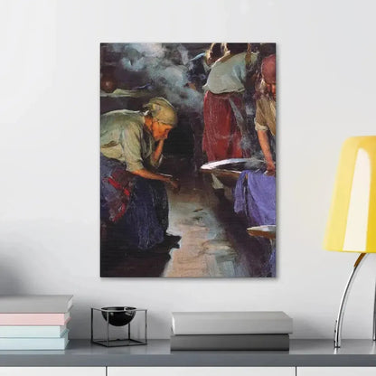 Abram Efimovich Arkhipov (1862-1930) Laundresses 1890 - Canvas Wall Art - The Sticker Space