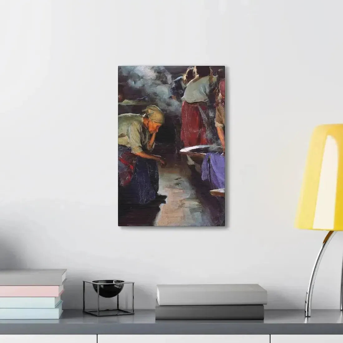 Abram Efimovich Arkhipov (1862-1930) Laundresses 1890 - Canvas Wall Art - The Sticker Space