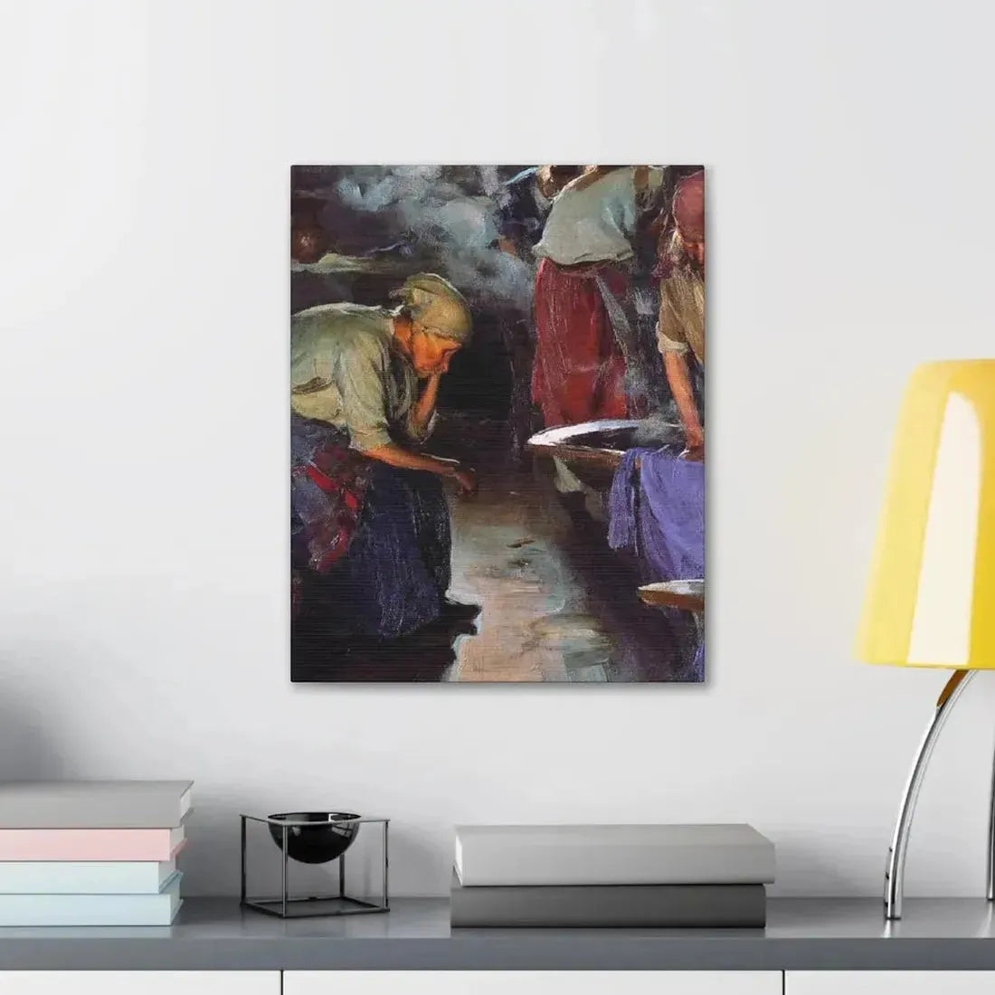 Abram Efimovich Arkhipov (1862-1930) Laundresses 1890 - Canvas Wall Art - The Sticker Space