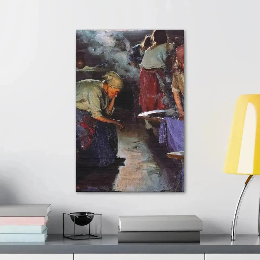 Abram Efimovich Arkhipov (1862-1930) Laundresses 1890 - Canvas Wall Art - The Sticker Space