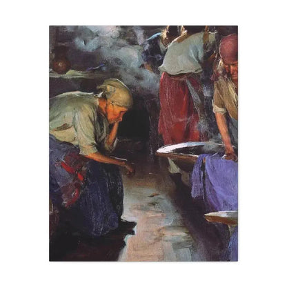 Abram Efimovich Arkhipov (1862-1930) Laundresses 1890 - Canvas Wall Art - The Sticker Space