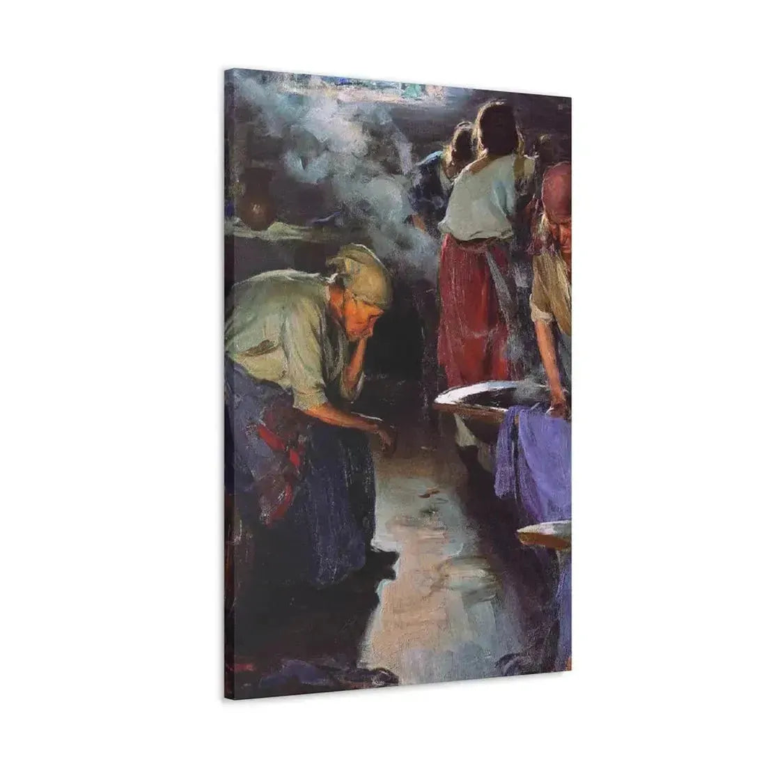 Abram Efimovich Arkhipov (1862-1930) Laundresses 1890 - Canvas Wall Art - The Sticker Space