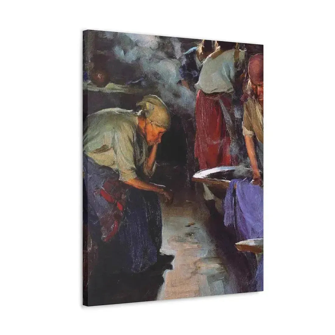 Abram Efimovich Arkhipov (1862-1930) Laundresses 1890 - Canvas Wall Art - The Sticker Space