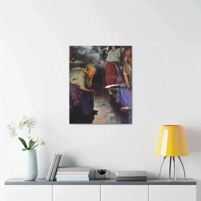 Abram Efimovich Arkhipov (1862-1930) Laundresses 1890 - Canvas Wall Art - The Sticker Space