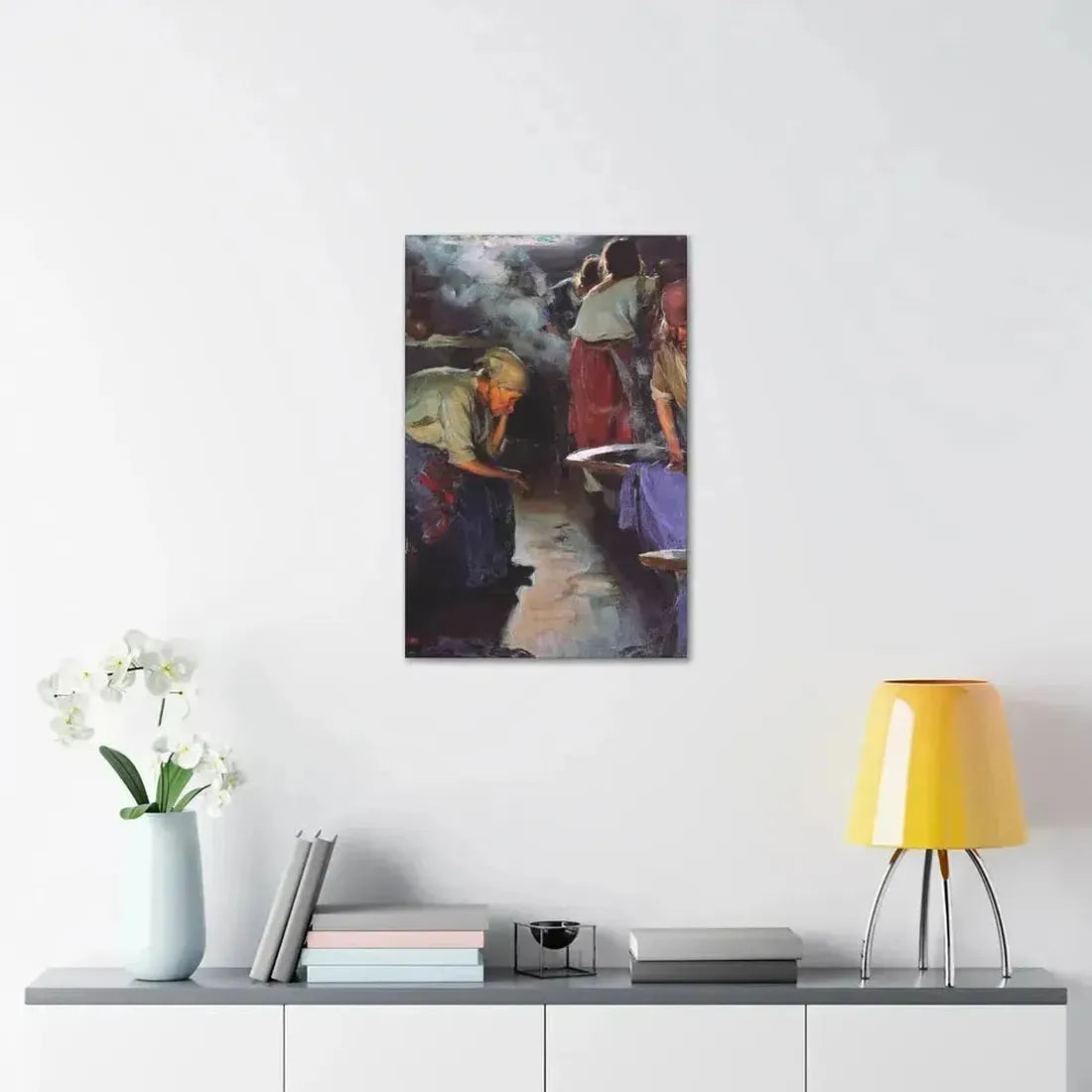 Abram Efimovich Arkhipov (1862-1930) Laundresses 1890 - Canvas Wall Art - The Sticker Space