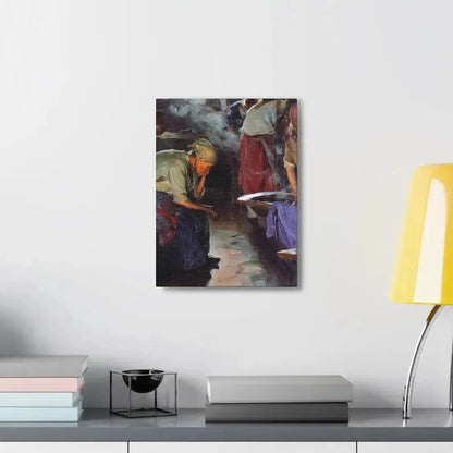 Abram Efimovich Arkhipov (1862-1930) Laundresses 1890 - Canvas Wall Art - The Sticker Space