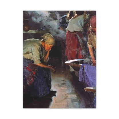 Abram Efimovich Arkhipov (1862-1930) Laundresses 1890 - Canvas Wall Art - The Sticker Space