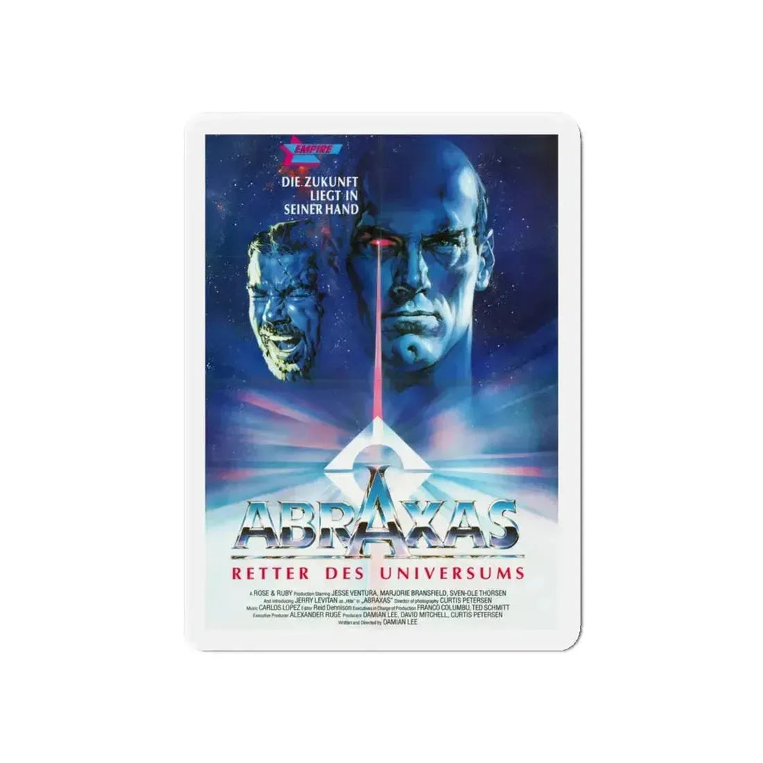 ABRAXAS 1990 Movie Poster - Refrigerator Magnet 6 Inch - The Sticker Space
