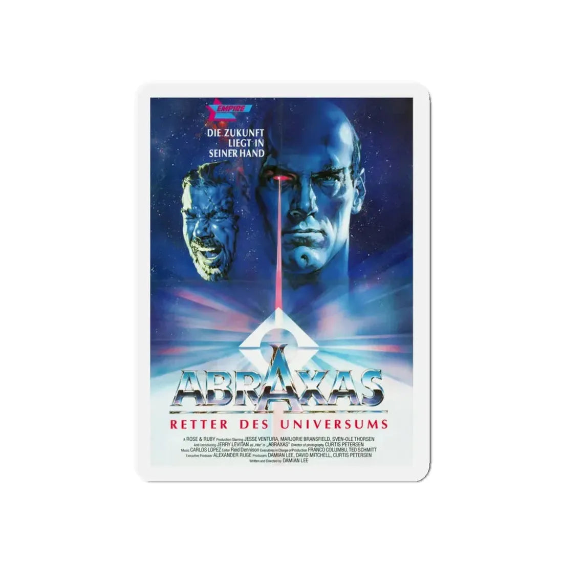ABRAXAS 1990 Movie Poster - Refrigerator Magnet - The Sticker Space