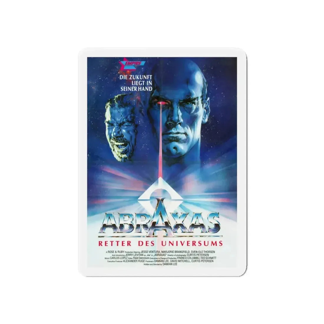 ABRAXAS 1990 Movie Poster - Refrigerator Magnet - The Sticker Space