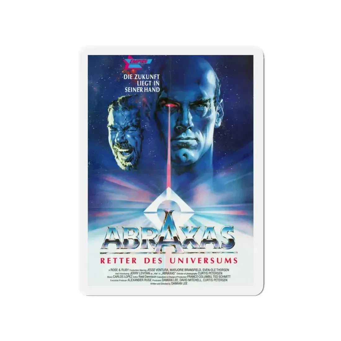 ABRAXAS 1990 Movie Poster - Refrigerator Magnet - The Sticker Space