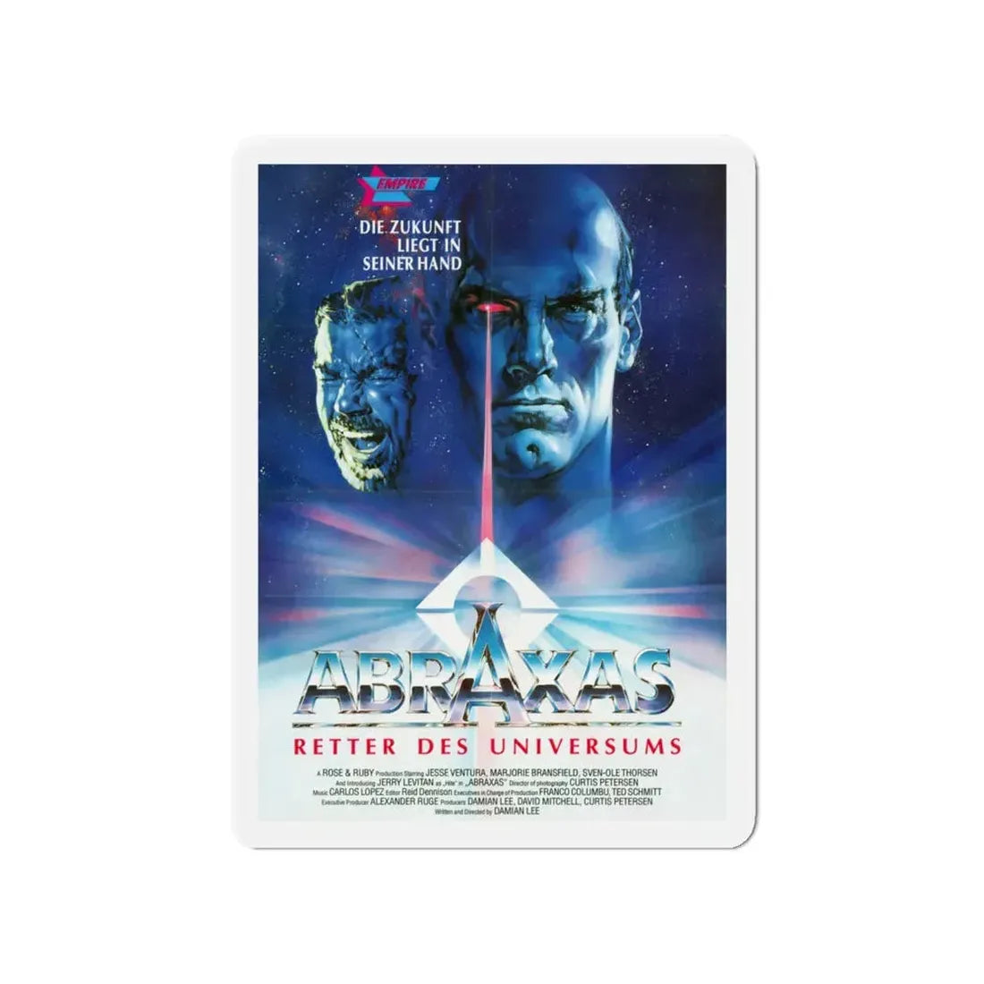 ABRAXAS 1990 Movie Poster - Refrigerator Magnet - The Sticker Space