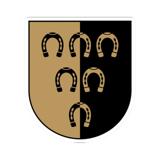 Abrene COA (Latvia) (Coat of Arms) STICKER Vinyl Kiss-Cut Decal 2 Inch White - The Sticker Space