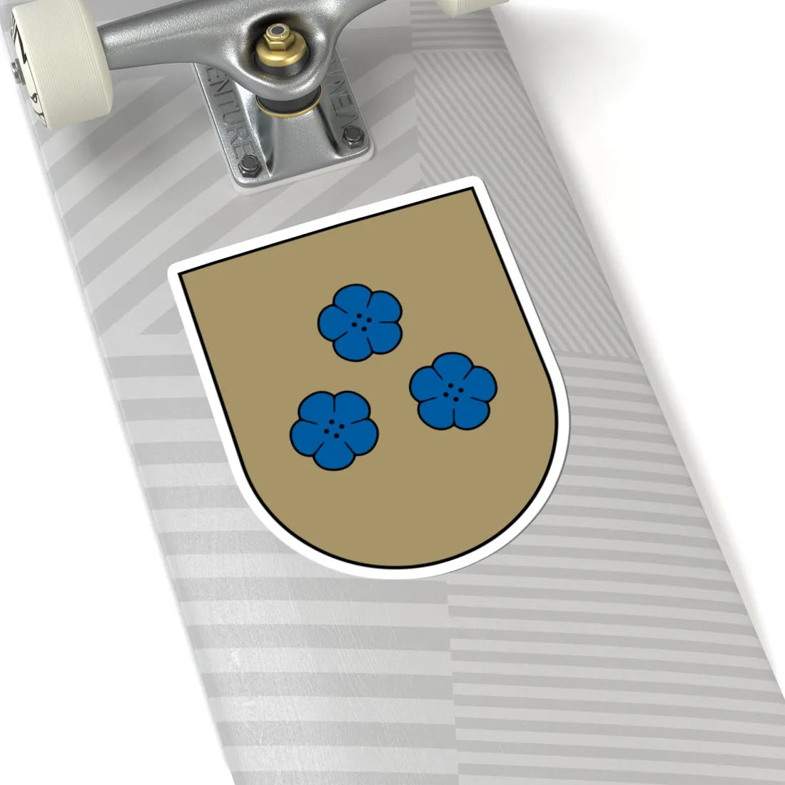 Abrenes apriņķa ģerbonis (Latvia) (Coat of Arms) STICKER Vinyl Kiss-Cut Decal - The Sticker Space