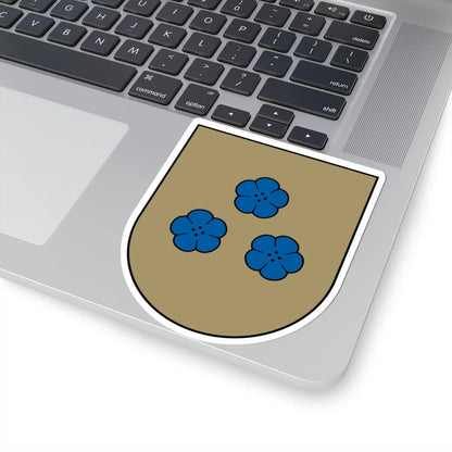 Abrenes apriņķa ģerbonis (Latvia) (Coat of Arms) STICKER Vinyl Kiss-Cut Decal - The Sticker Space