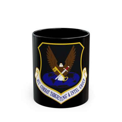 ACC Combat Targeting & Intelligence Group (U.S. Air Force) Black Coffee Mug-11oz-The Sticker Space