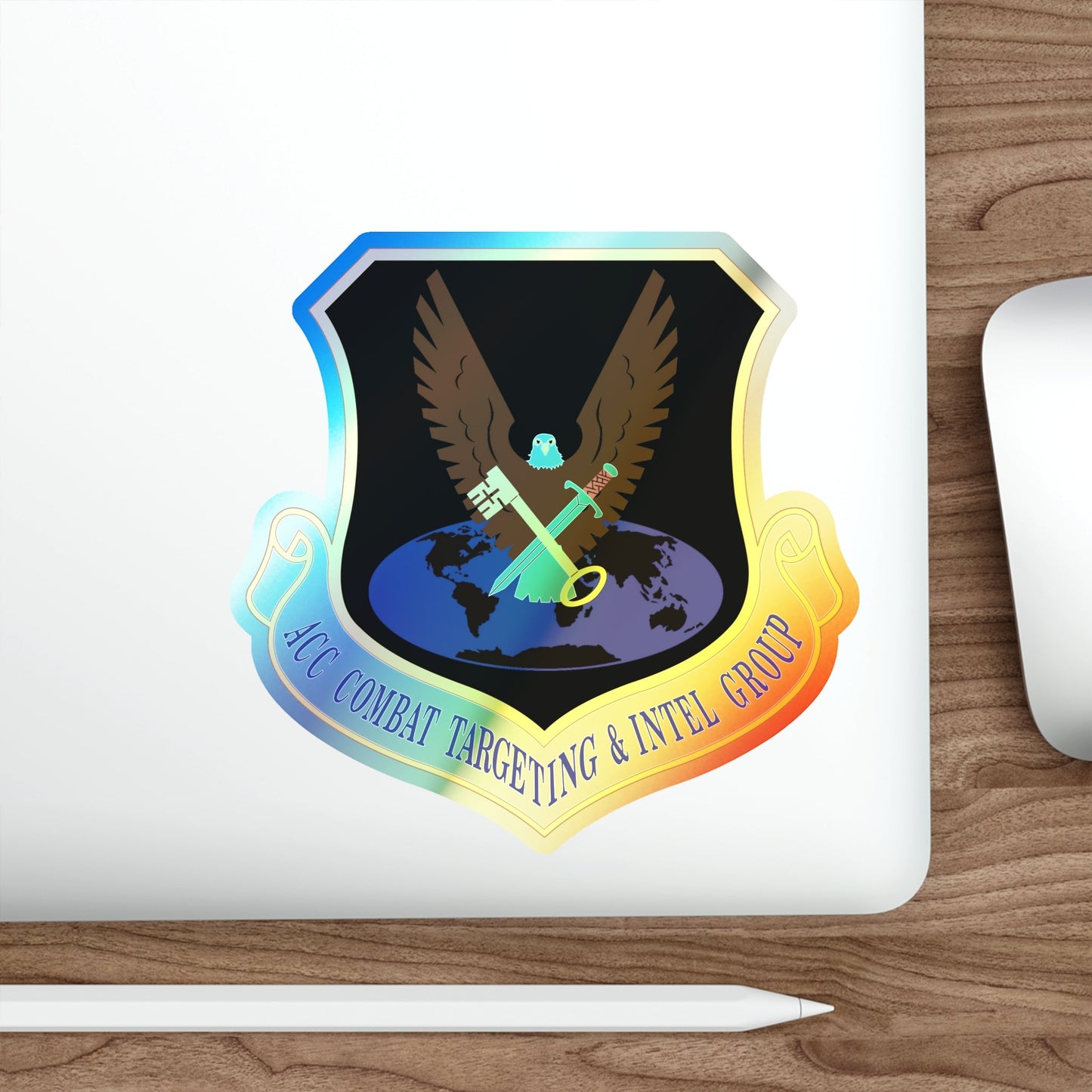 ACC Combat Targeting & Intelligence Group (U.S. Air Force) Holographic STICKER Die-Cut Vinyl Decal-The Sticker Space