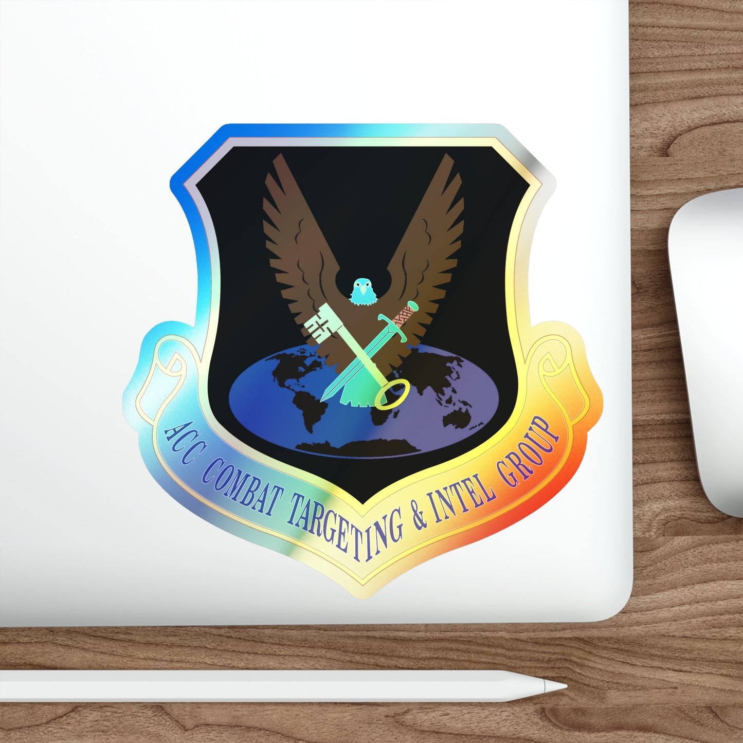 ACC Combat Targeting & Intelligence Group (U.S. Air Force) Holographic STICKER Die-Cut Vinyl Decal-The Sticker Space