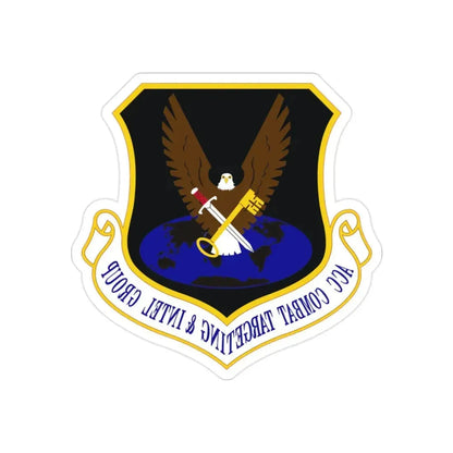 ACC Combat Targeting & Intelligence Group (U.S. Air Force) REVERSE PRINT Transparent Die-Cut STICKER - The Sticker Space