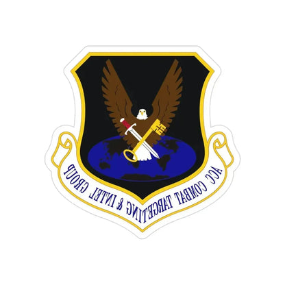 ACC Combat Targeting & Intelligence Group (U.S. Air Force) REVERSE PRINT Transparent Die-Cut STICKER - The Sticker Space