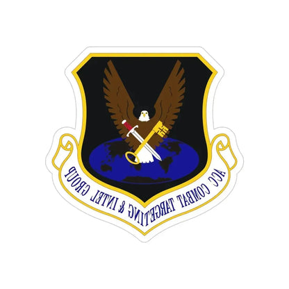 ACC Combat Targeting & Intelligence Group (U.S. Air Force) REVERSE PRINT Transparent Die-Cut STICKER - The Sticker Space
