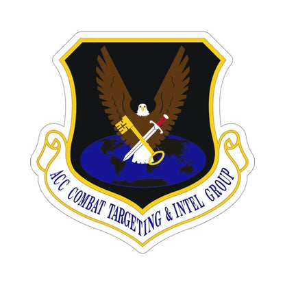 ACC Combat Targeting & Intelligence Group (U.S. Air Force) STICKER Vinyl Die-Cut Decal 4 Inch - The Sticker Space