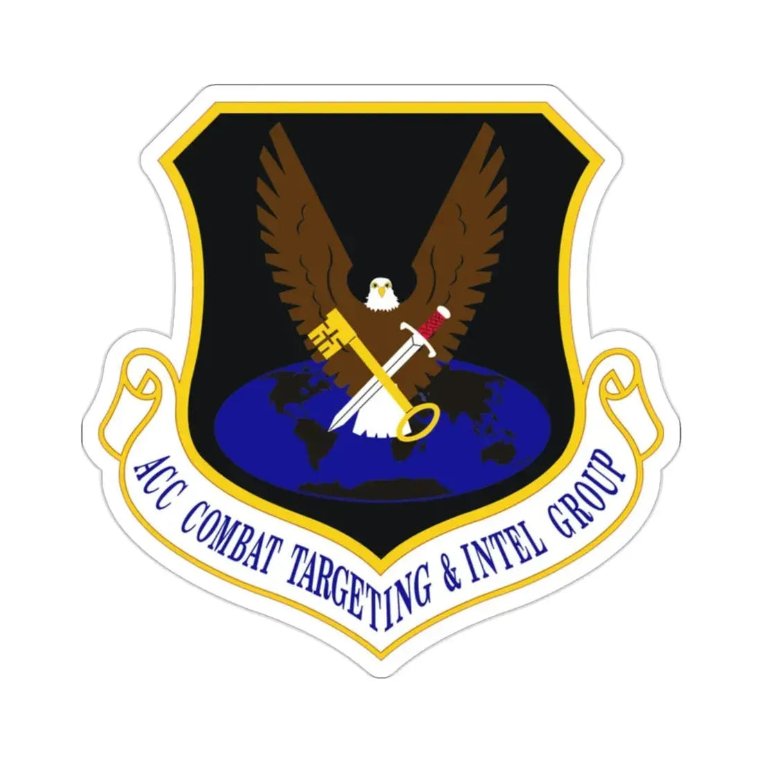 ACC Combat Targeting & Intelligence Group (U.S. Air Force) STICKER Vinyl Die-Cut Decal - The Sticker Space