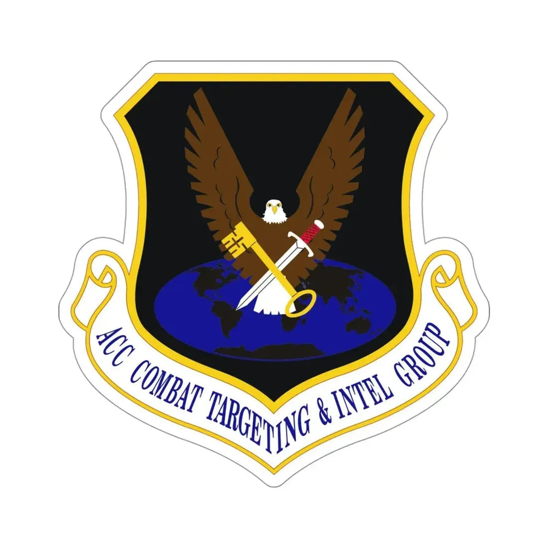 ACC Combat Targeting & Intelligence Group (U.S. Air Force) STICKER Vinyl Die-Cut Decal - The Sticker Space