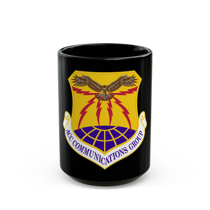 ACC Communications Group (U.S. Air Force) Black Coffee Mug-15oz-The Sticker Space