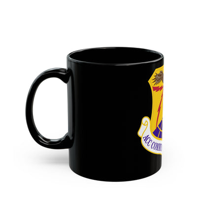 ACC Communications Group (U.S. Air Force) Black Coffee Mug-The Sticker Space