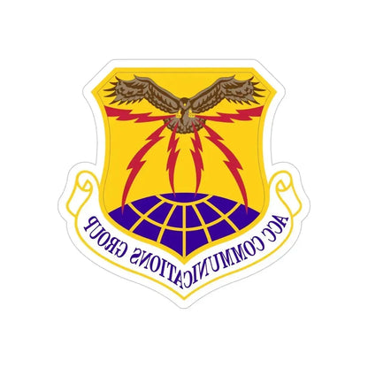 ACC Communications Group (U.S. Air Force) REVERSE PRINT Transparent Die-Cut STICKER - The Sticker Space