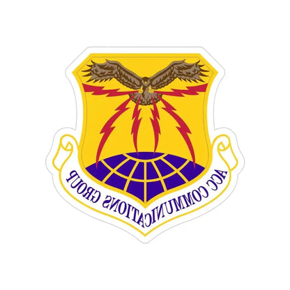 ACC Communications Group (U.S. Air Force) REVERSE PRINT Transparent Die-Cut STICKER - The Sticker Space