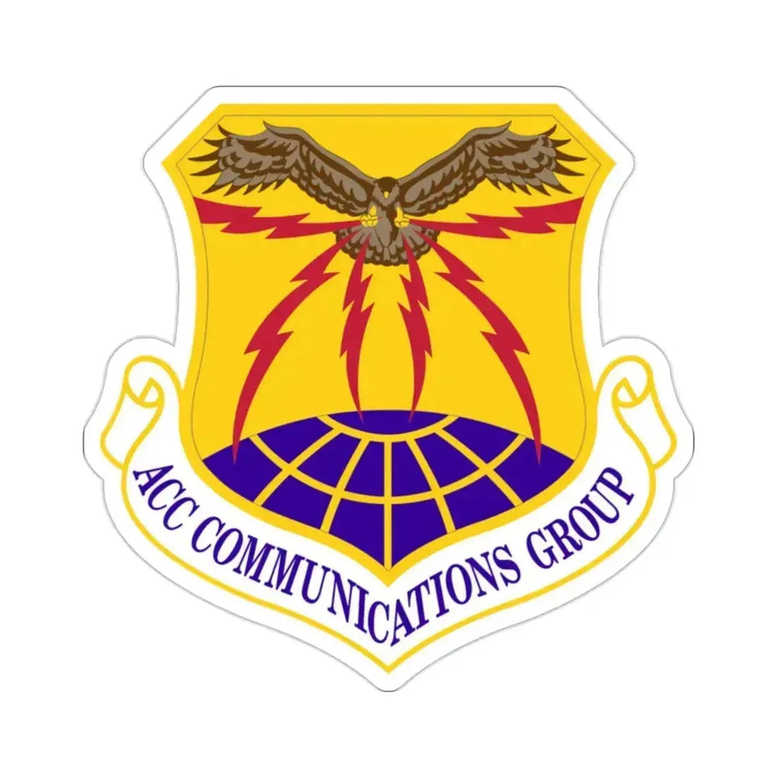 ACC Communications Group (U.S. Air Force) STICKER Vinyl Die-Cut Decal 2 Inch - The Sticker Space