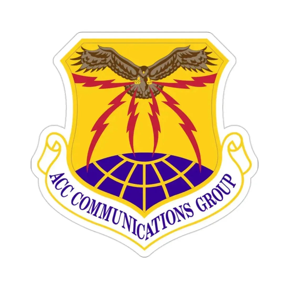 ACC Communications Group (U.S. Air Force) STICKER Vinyl Die-Cut Decal 2 Inch - The Sticker Space