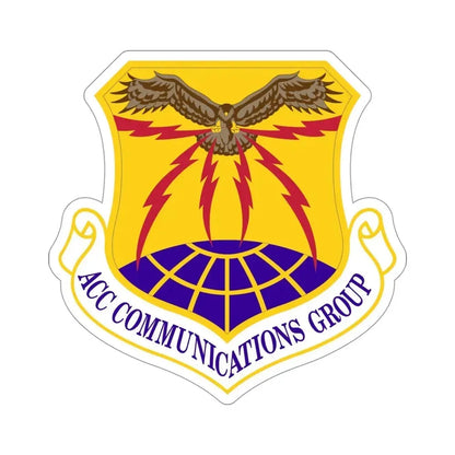 ACC Communications Group (U.S. Air Force) STICKER Vinyl Die-Cut Decal 4 Inch - The Sticker Space