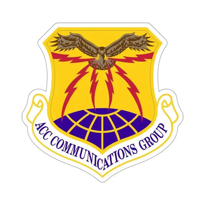ACC Communications Group (U.S. Air Force) STICKER Vinyl Die-Cut Decal 5 Inch - The Sticker Space