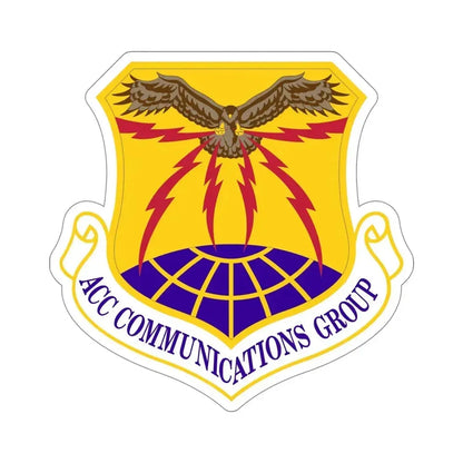 ACC Communications Group (U.S. Air Force) STICKER Vinyl Die-Cut Decal 5 Inch - The Sticker Space