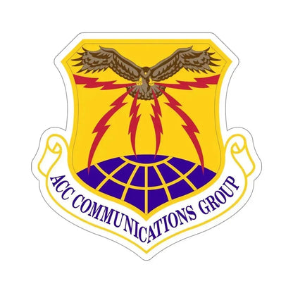 ACC Communications Group (U.S. Air Force) STICKER Vinyl Die-Cut Decal 6 Inch - The Sticker Space
