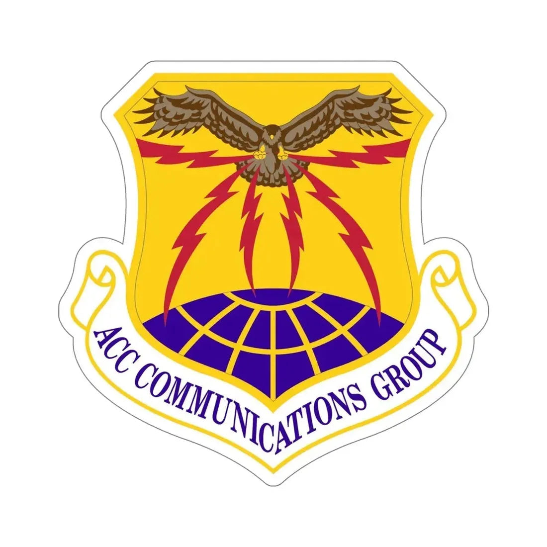 ACC Communications Group (U.S. Air Force) STICKER Vinyl Die-Cut Decal - The Sticker Space