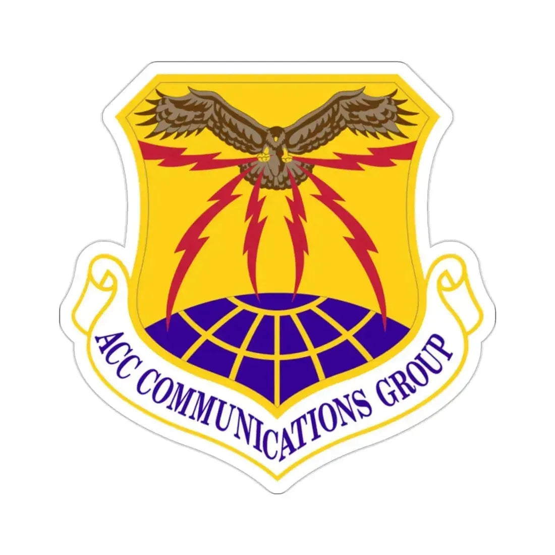 ACC Communications Group (U.S. Air Force) STICKER Vinyl Die-Cut Decal - The Sticker Space
