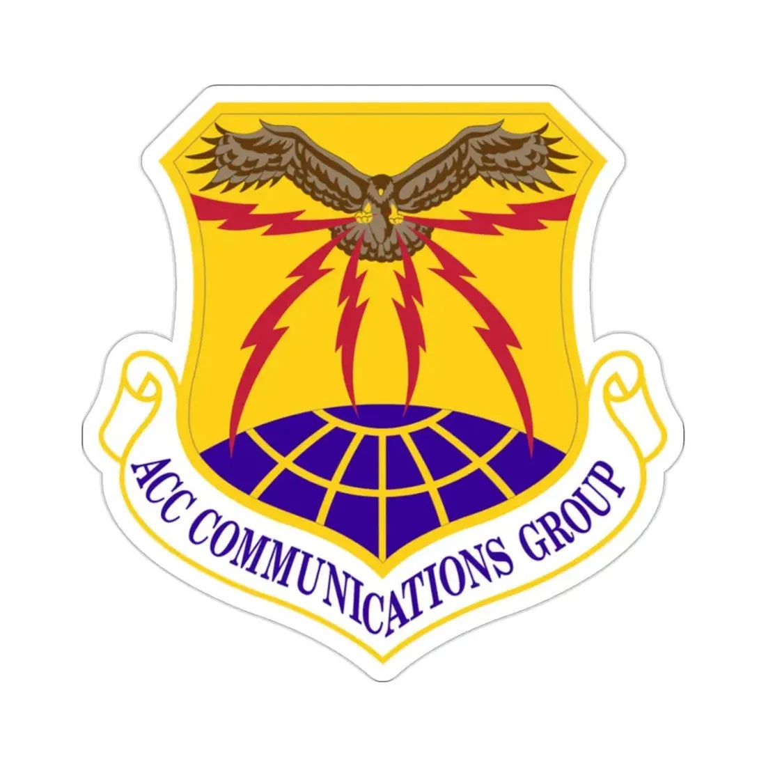 ACC Communications Group (U.S. Air Force) STICKER Vinyl Die-Cut Decal - The Sticker Space